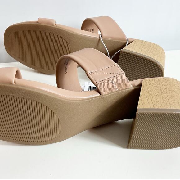 Dolce Vita DV Womens Sharona Shoes Tan Dual Strap Block Heel Sandal Size 9 - Picture 6 of 7